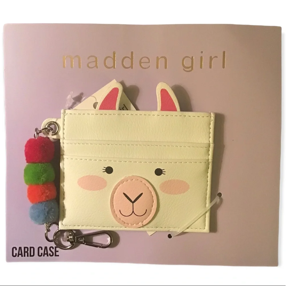 Madden Girl Llama Card Case